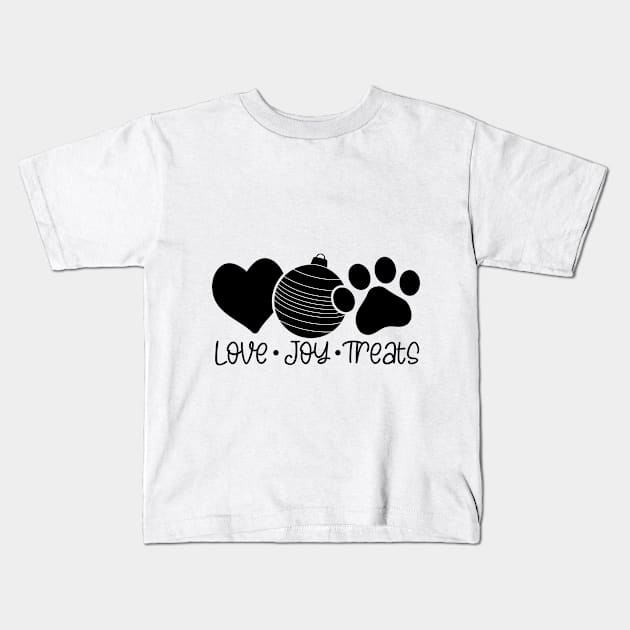 Love Joy Treats Kids T-Shirt by Designz4U